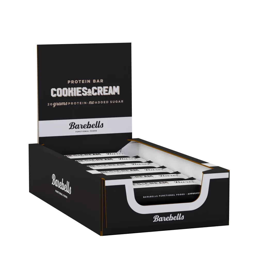 Barebells Protein Bar 12 x 55 g, Cookies & Cream thumbnail 2