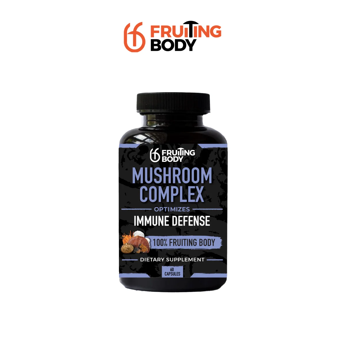 Fruiting Body Mushroom Complex 60 caps thumbnail 2