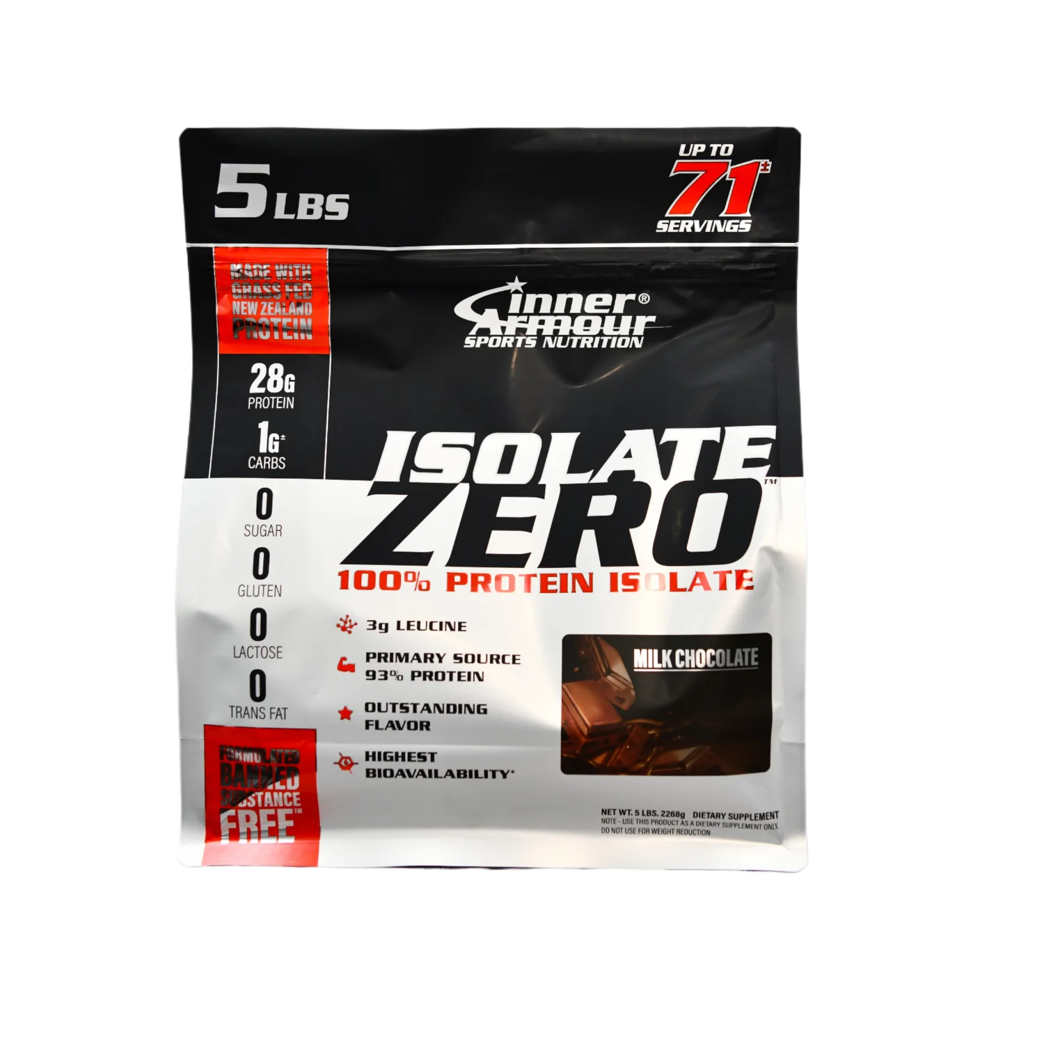 IA Isolate Zero 5 lb, Milk Chocolate thumbnail 2