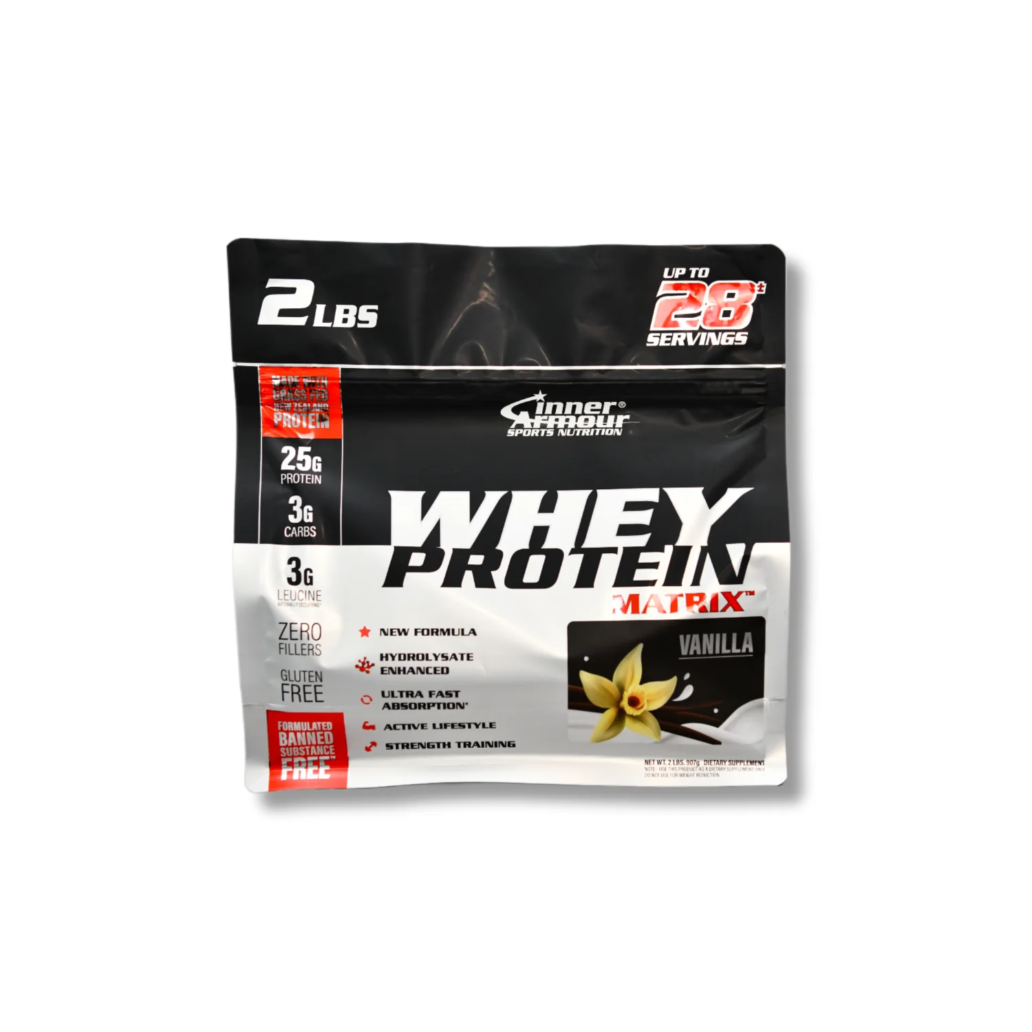 IA Whey Protein Matrix 2 lb, Vanilla thumbnail 2