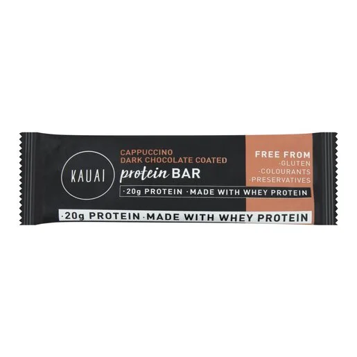 Kauai Protein Bar 12 x 75 g, Cappuccino Dark Chocolate thumbnail 3