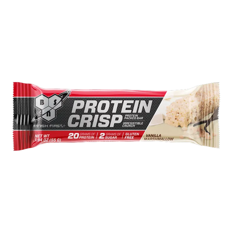 BSN Protein Crisp 12 bars, Vanilla Marshmallow