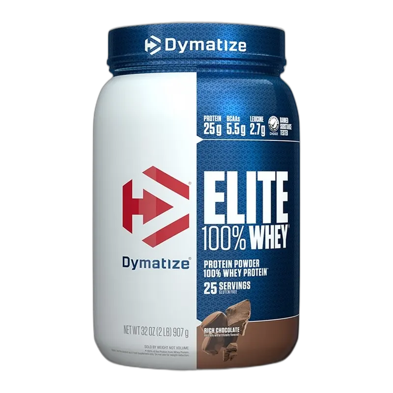 Dymatize Elite 100% Whey 5 lb, Rich Chocolate