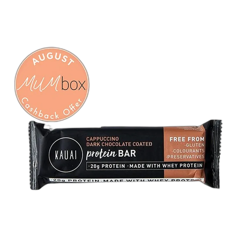 Kauai Protein Bar 12 x 75 g, Cappuccino Dark Chocolate