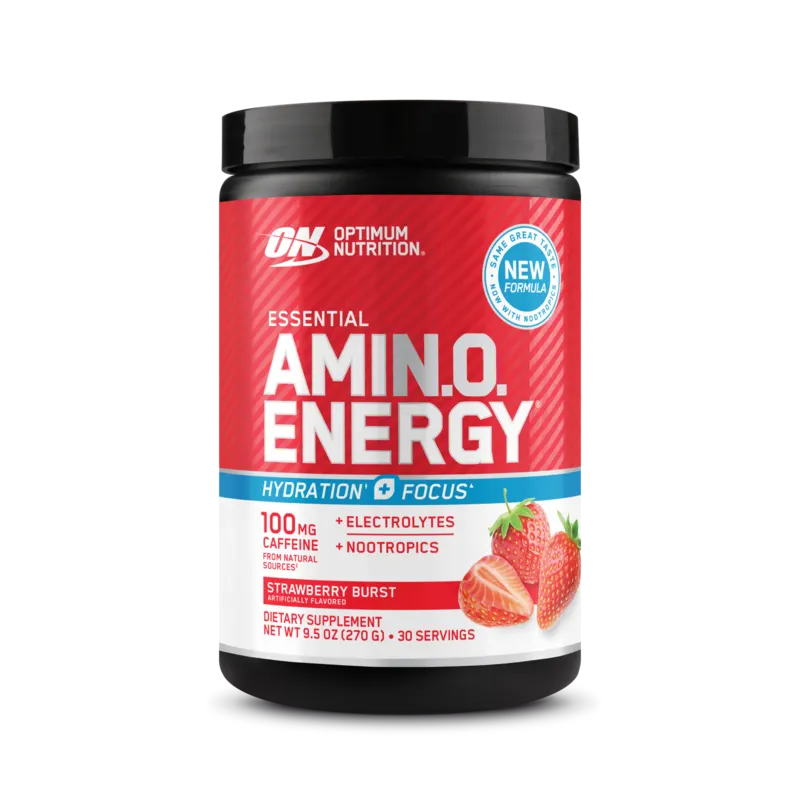 Optimum Nutrition Amino Energy + Electrolytes 285 g, Strawberry