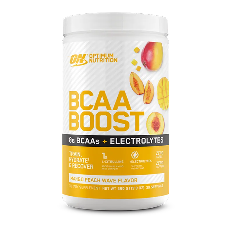 Optimum Nutrition BCAA Boost 390 g, Mango Peach