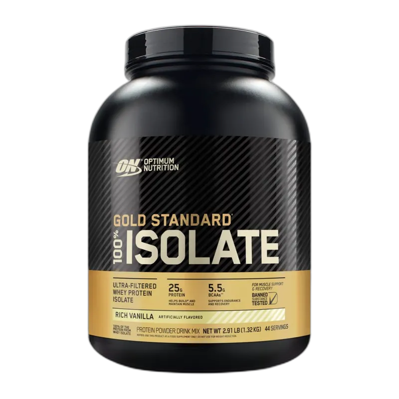 Optimum Nutrition Gold Standard 100% Isolate 1.58 lb, Rich Vanilla