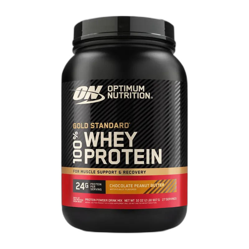 Optimum Nutrition Gold Standard 100% Whey 5 lb, Peanut Butter