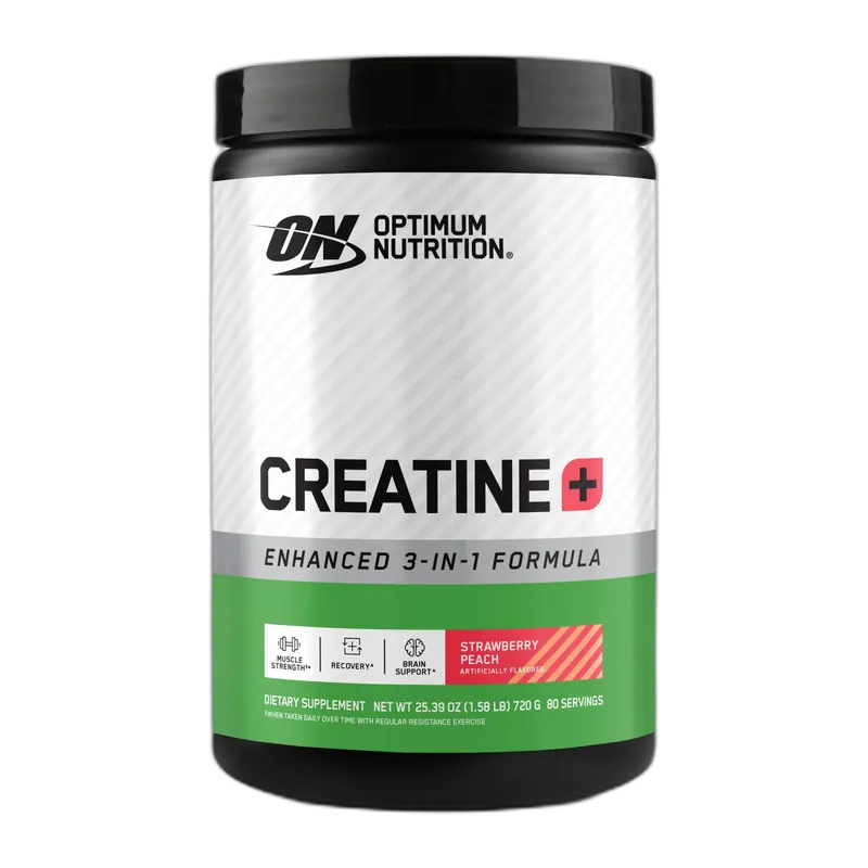 Optimum Nutrition Micronized Creatine + Electrolytes Powder 360 g, Strawberry Peach