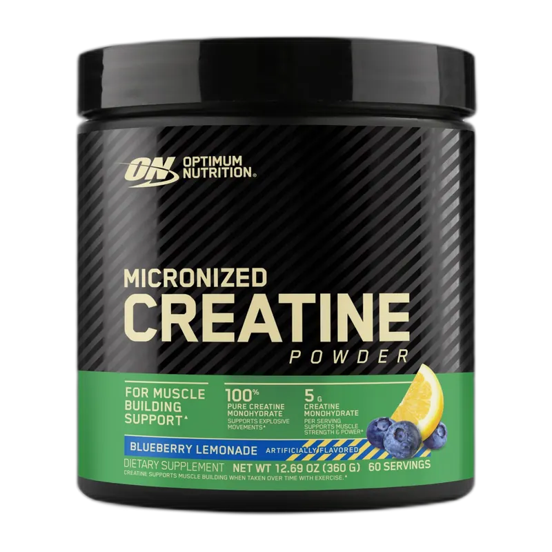 Optimum Nutrition Micronized Creatine Powder 360 g, Blueberry Lemonade