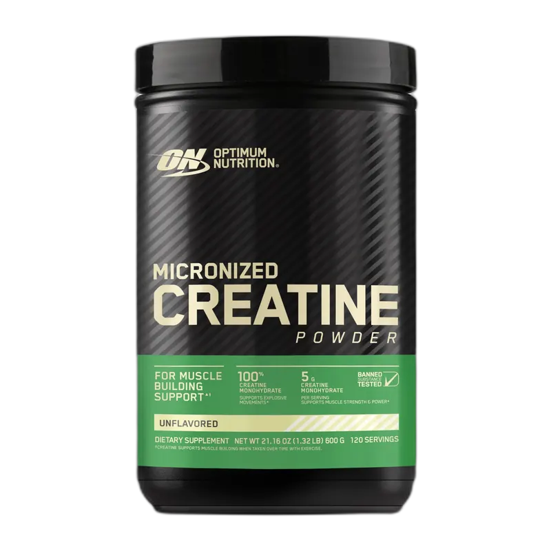 Optimum Nutrition Micronized Creatine Powder 600 g, Unflavored
