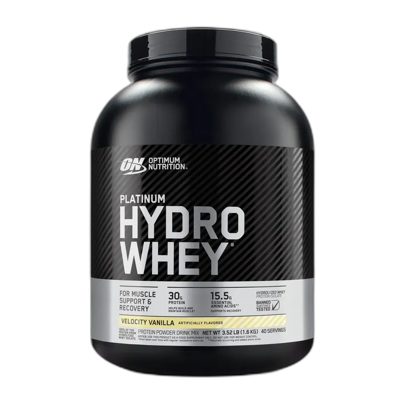 Optimum Nutrition Platinum Hydrowhey 1.75 lb, Velocity Vanilla
