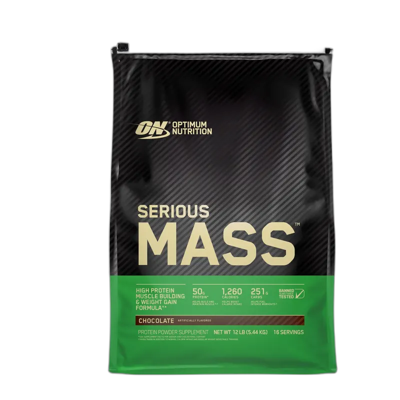 Optimum Nutrition Serious Mass 12 lb, Chocolate