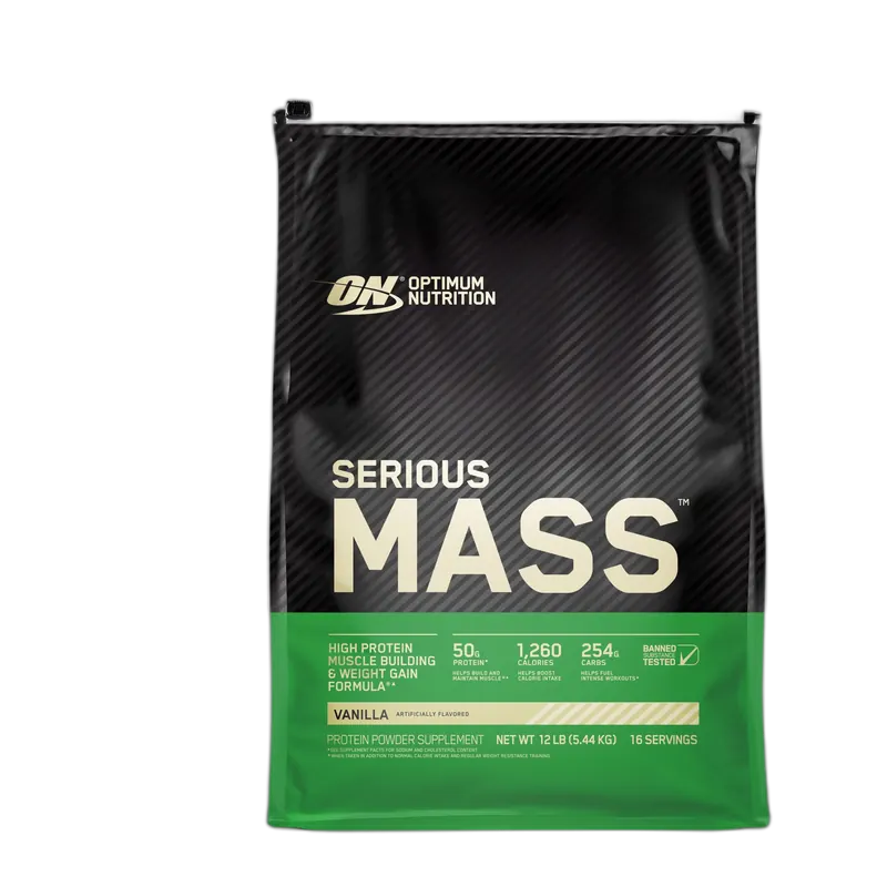Optimum Nutrition Serious Mass 12 lb, Vanilla