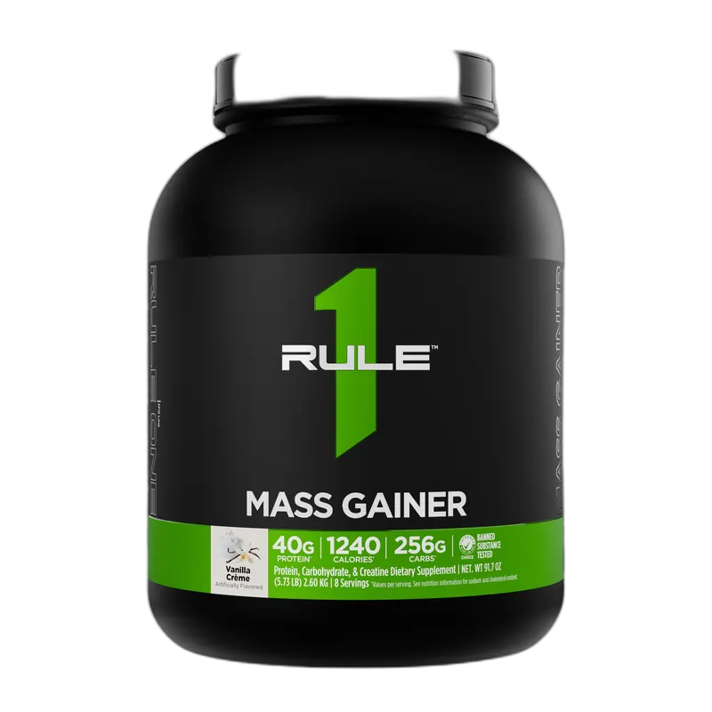 Rule 1 Mass Gainer 6 lb, Vanilla Crème