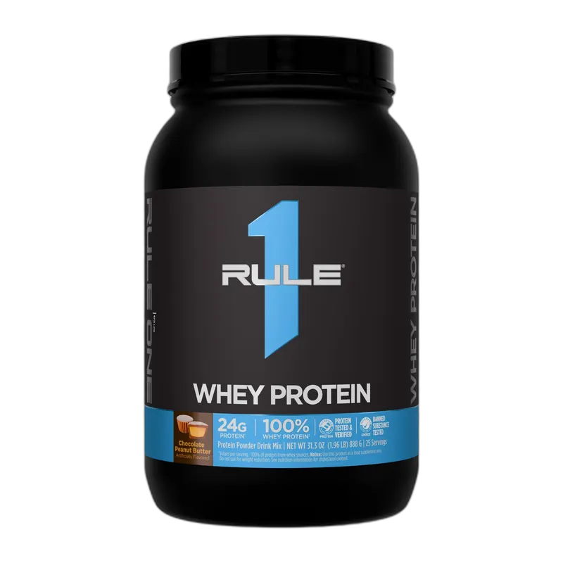 Rule 1 Whey Protein Blend 2 lb, Chocolate Peanut Butter