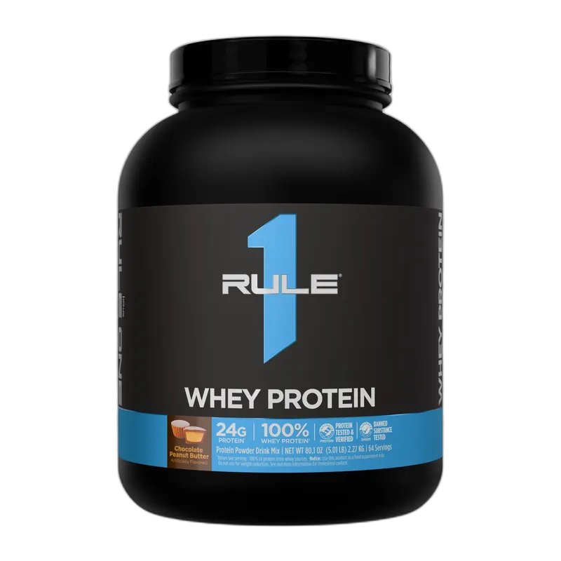 Rule 1 Whey Protein Blend 5 lb, Chocolate Peanut Butter