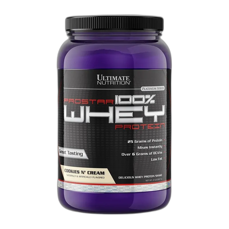 Ultimate Nutrition Prostar Whey 2 lb, Cookies & Cream