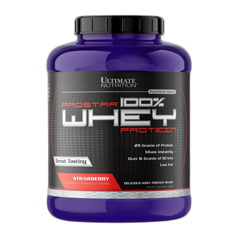 Ultimate Nutrition Prostar Whey 5.28 lb, Strawberry