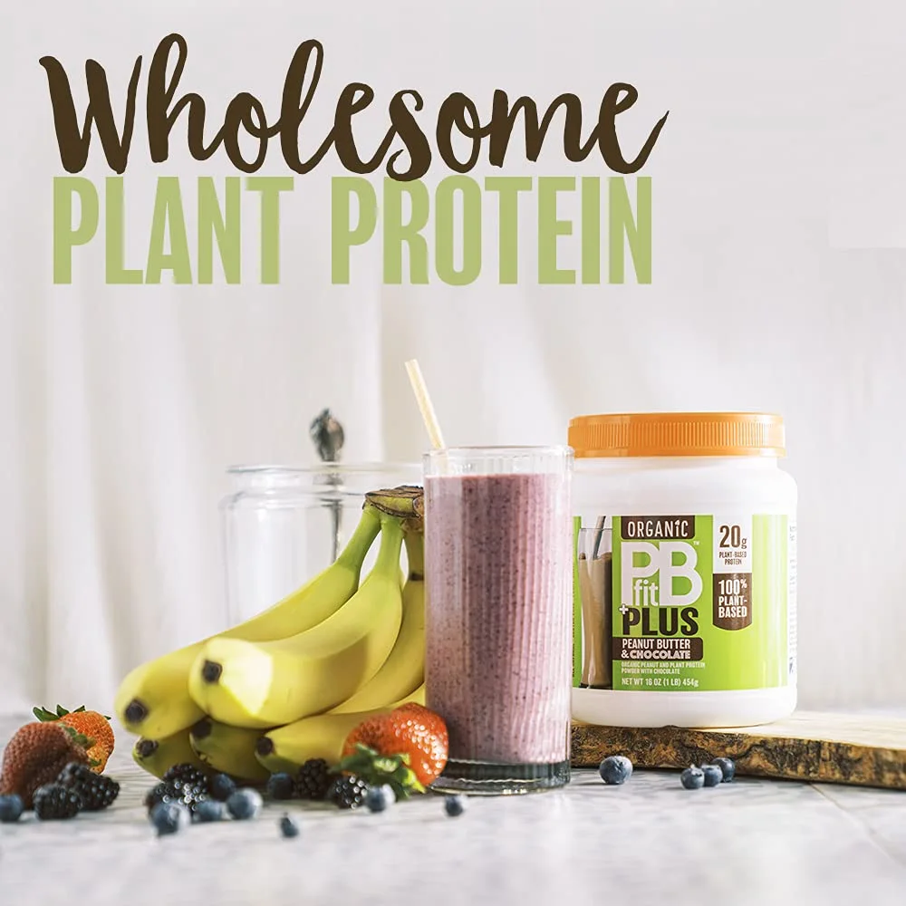 PBfit Organic Vegan Plus 1 lb, Chocolate thumbnail 4