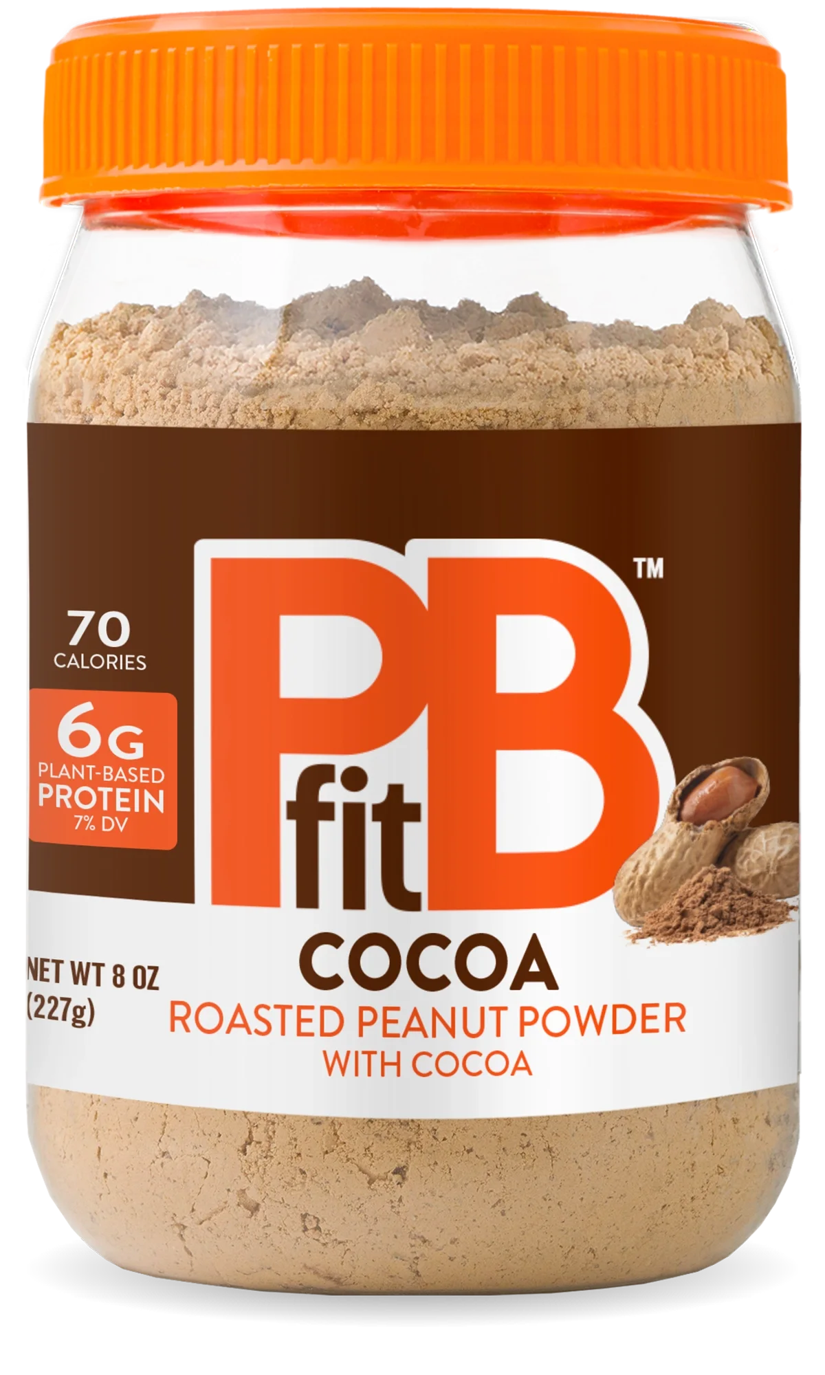 PBfit Peanut Butter Powder 8 oz, Chocolate thumbnail 2