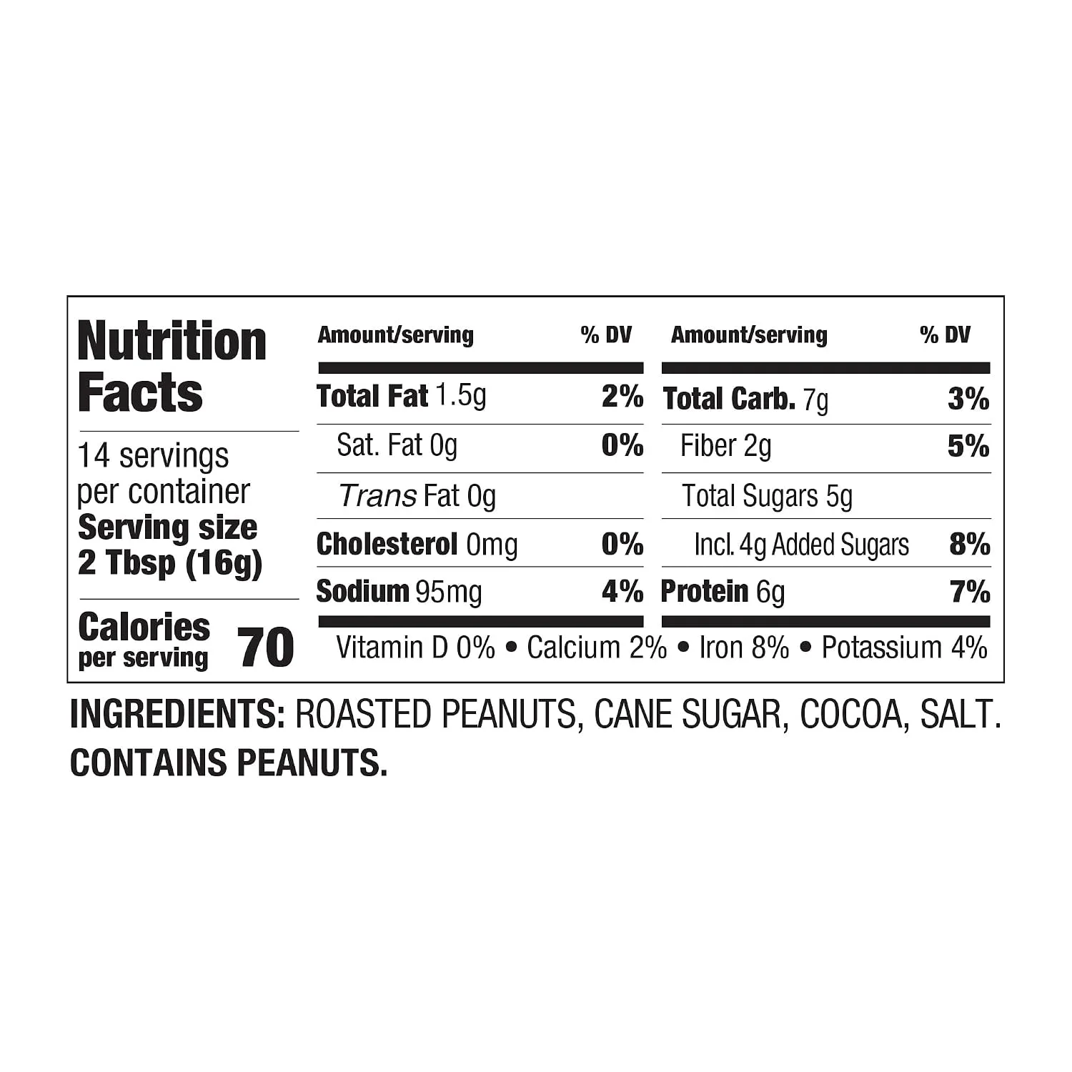 PBfit Peanut Butter Powder 8 oz, Chocolate thumbnail 3