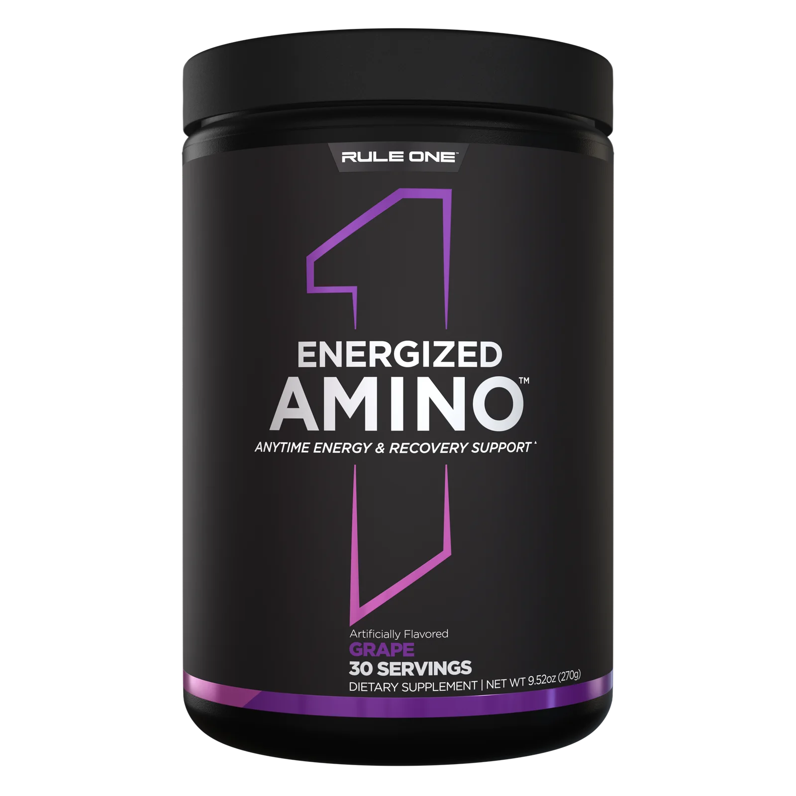 Rule 1 Energized Amino 270 g, Grape thumbnail 3