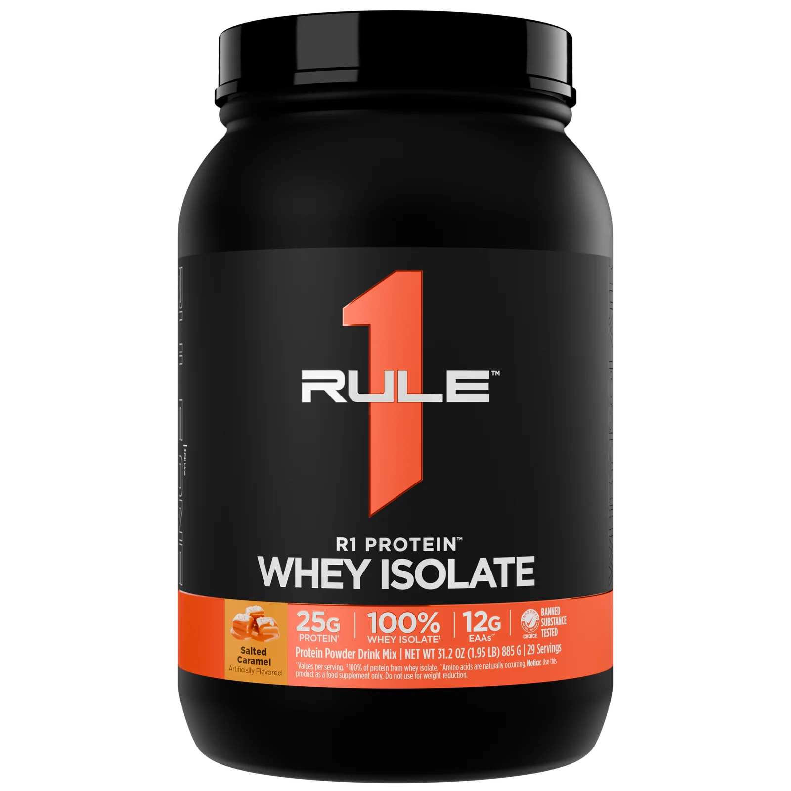 Rule 1 Whey Protein Isolate 2 lb, Lightly Salted Caramel thumbnail 3
