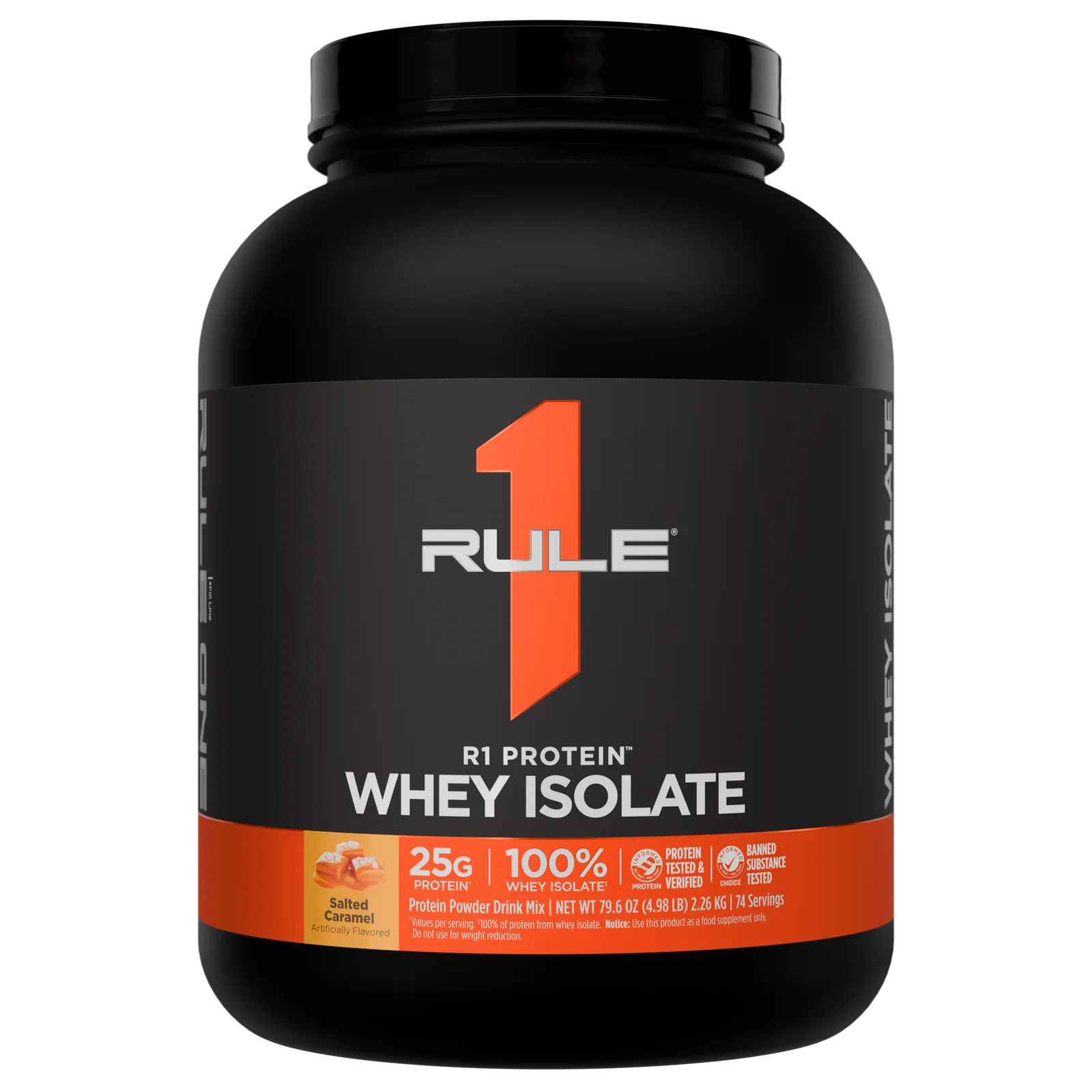 Rule 1 Whey Protein Isolate 5 lb, Lightly Salted Caramel thumbnail 3