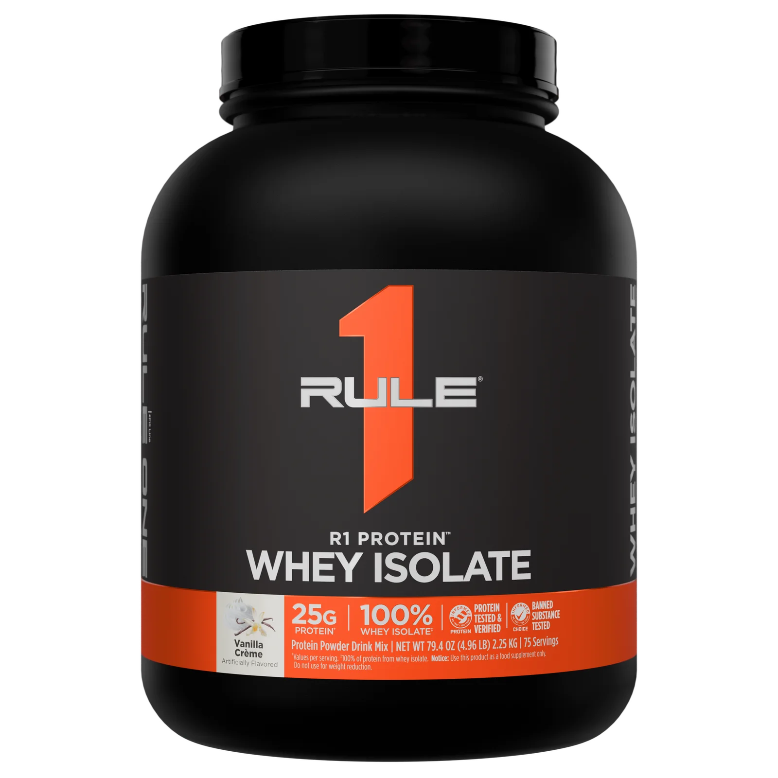 Rule 1 Whey Protein Isolate 5 lb, Vanilla Crème thumbnail 3