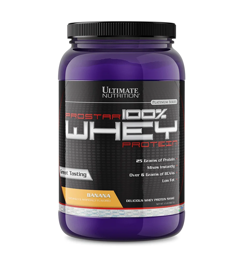 Ultimate Nutrition Prostar Whey 2 lb, Banana thumbnail 2