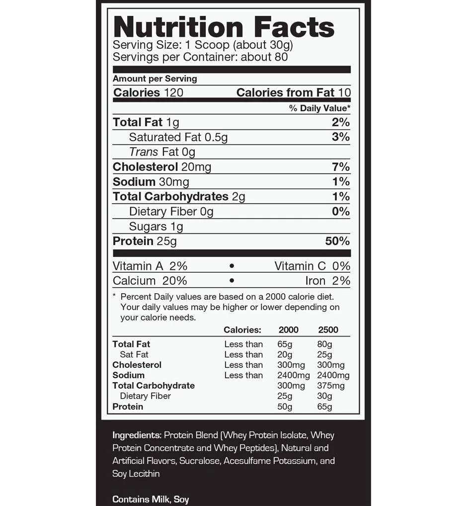 Ultimate Nutrition Prostar Whey 2 lb, Banana thumbnail 3