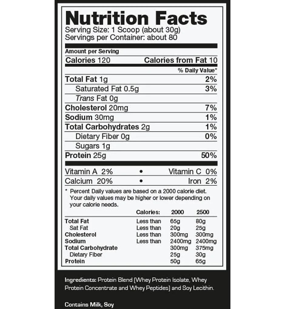Ultimate Nutrition Prostar Whey 2 lb, Natural thumbnail 3