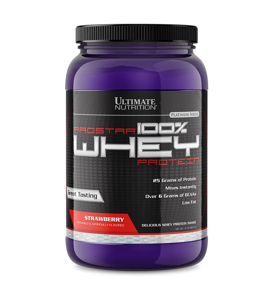 Ultimate Nutrition Prostar Whey 2 lb, Strawberry thumbnail 2