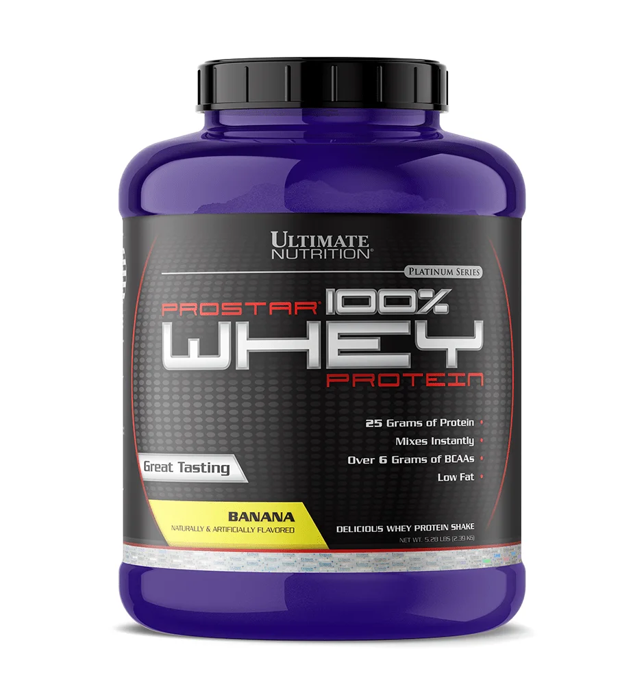 Ultimate Nutrition Prostar Whey 5.28 lb, Banana thumbnail 2
