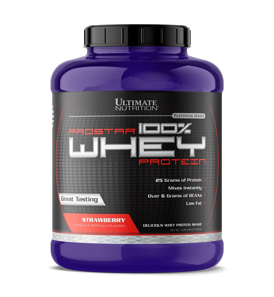 Ultimate Nutrition Prostar Whey 5.28 lb, Strawberry thumbnail 2