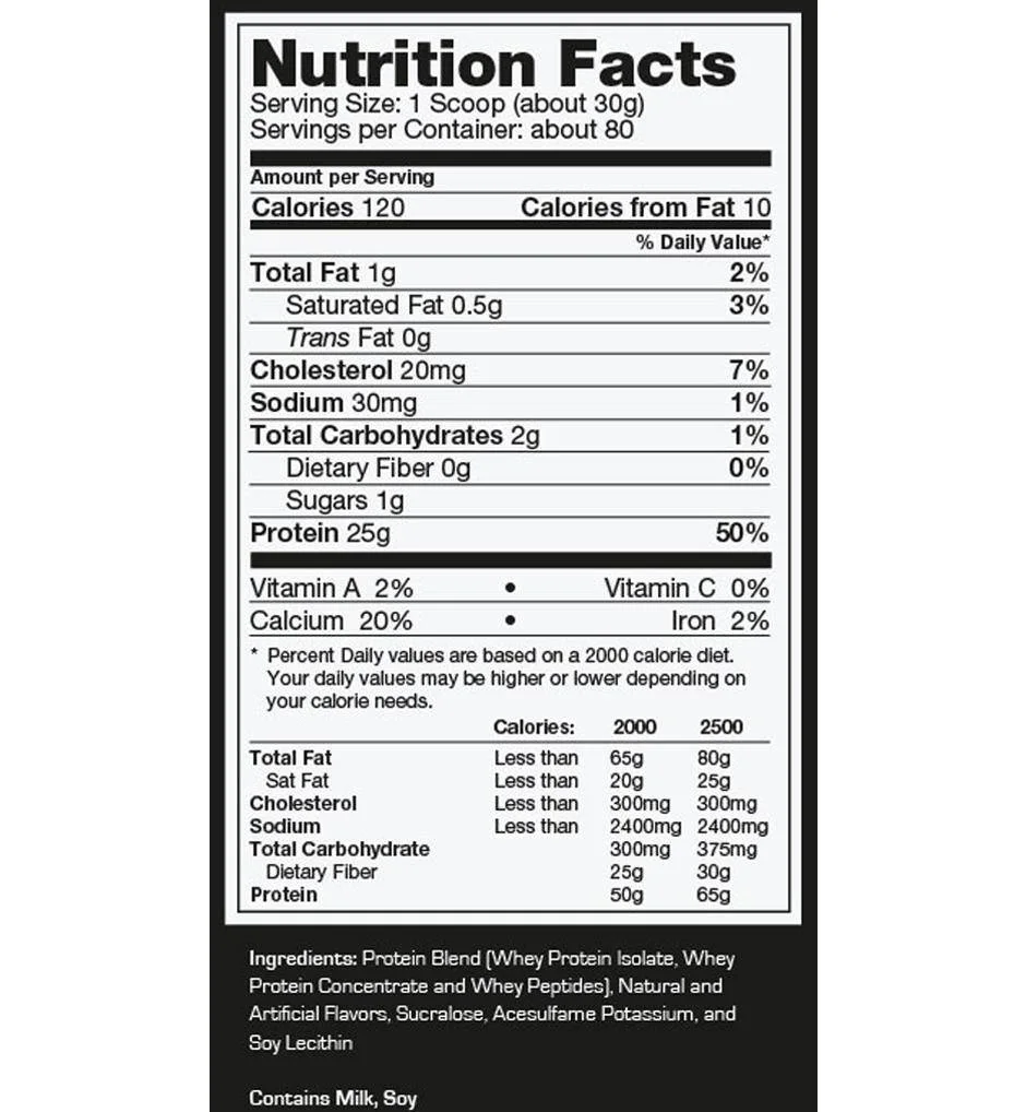 Ultimate Nutrition Prostar Whey 5.28 lb, Vanilla Creme thumbnail 3